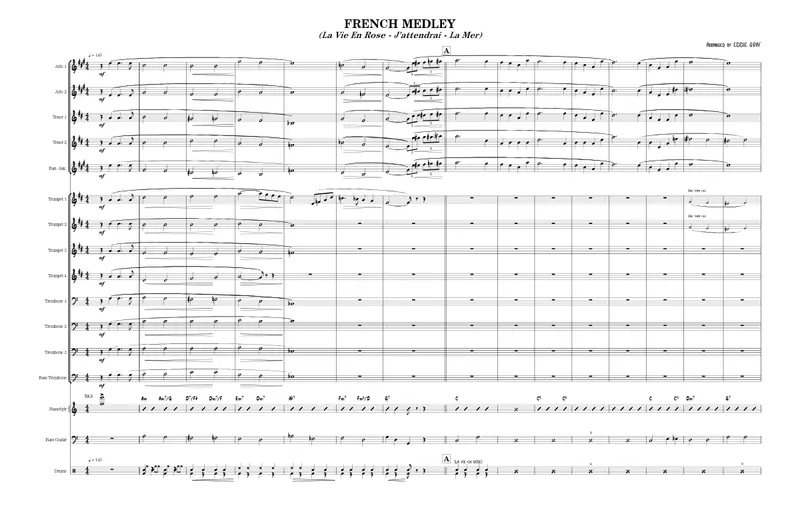French Medley score preview