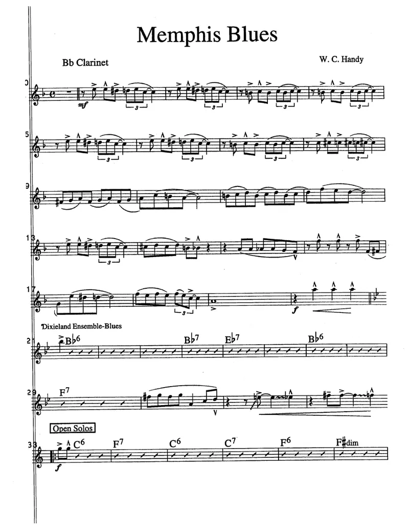 Memphis Blues preview page 1