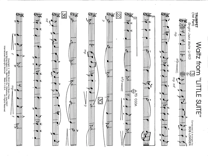 Waltz From Little Suite preview page 1