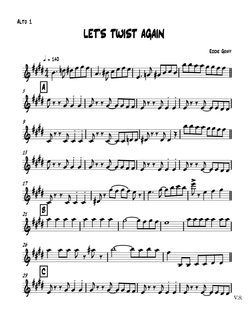 Let's Twist Again preview page 1
