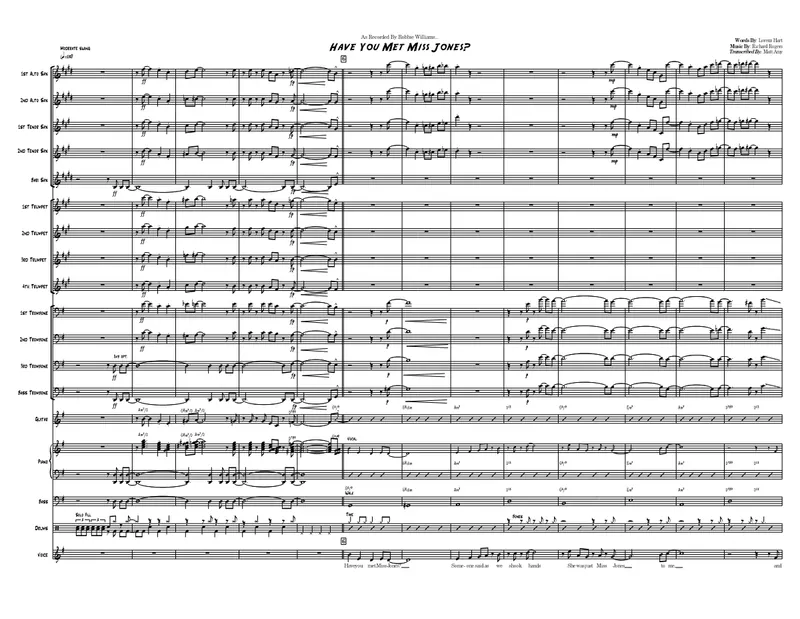 Have You Met Miss Jones score preview