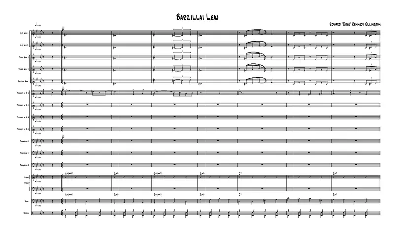 Barzillai Lew score preview