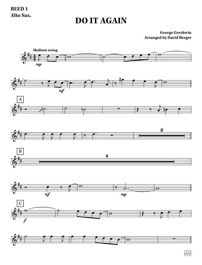 Do it Again score preview