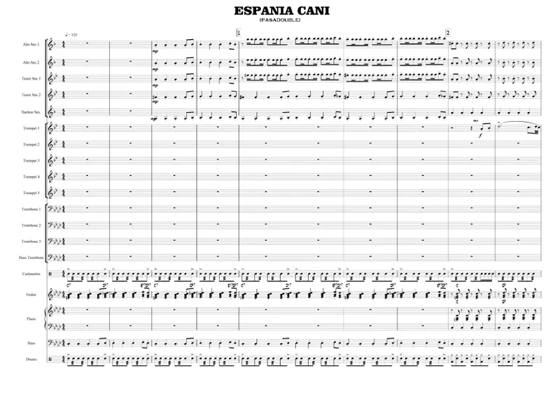Espania Cani score preview