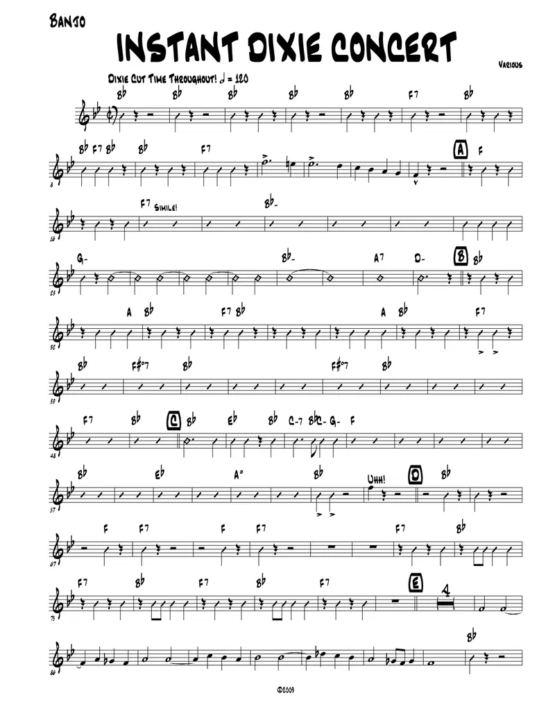 Instant Concert score preview