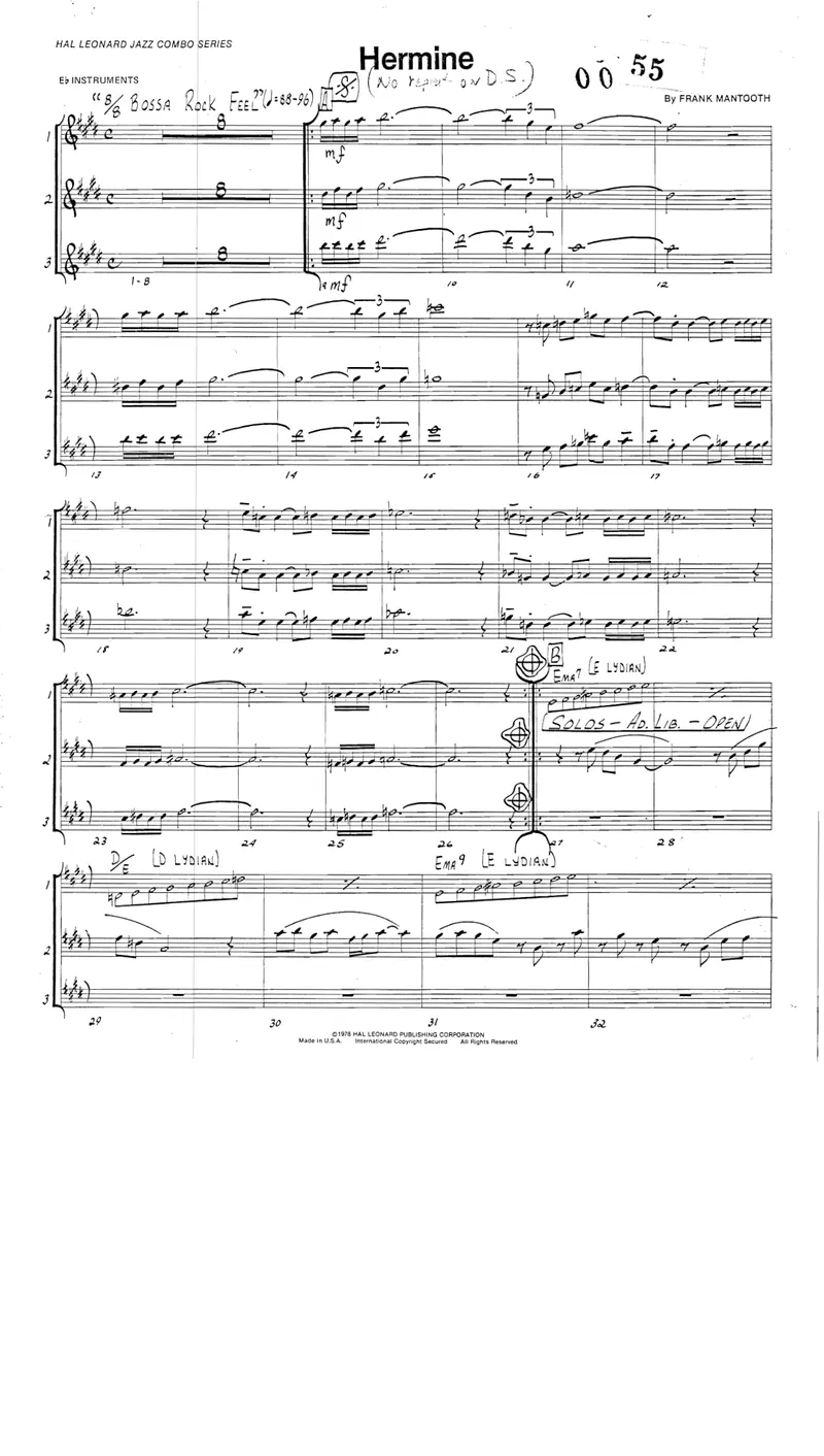 Hermine score preview