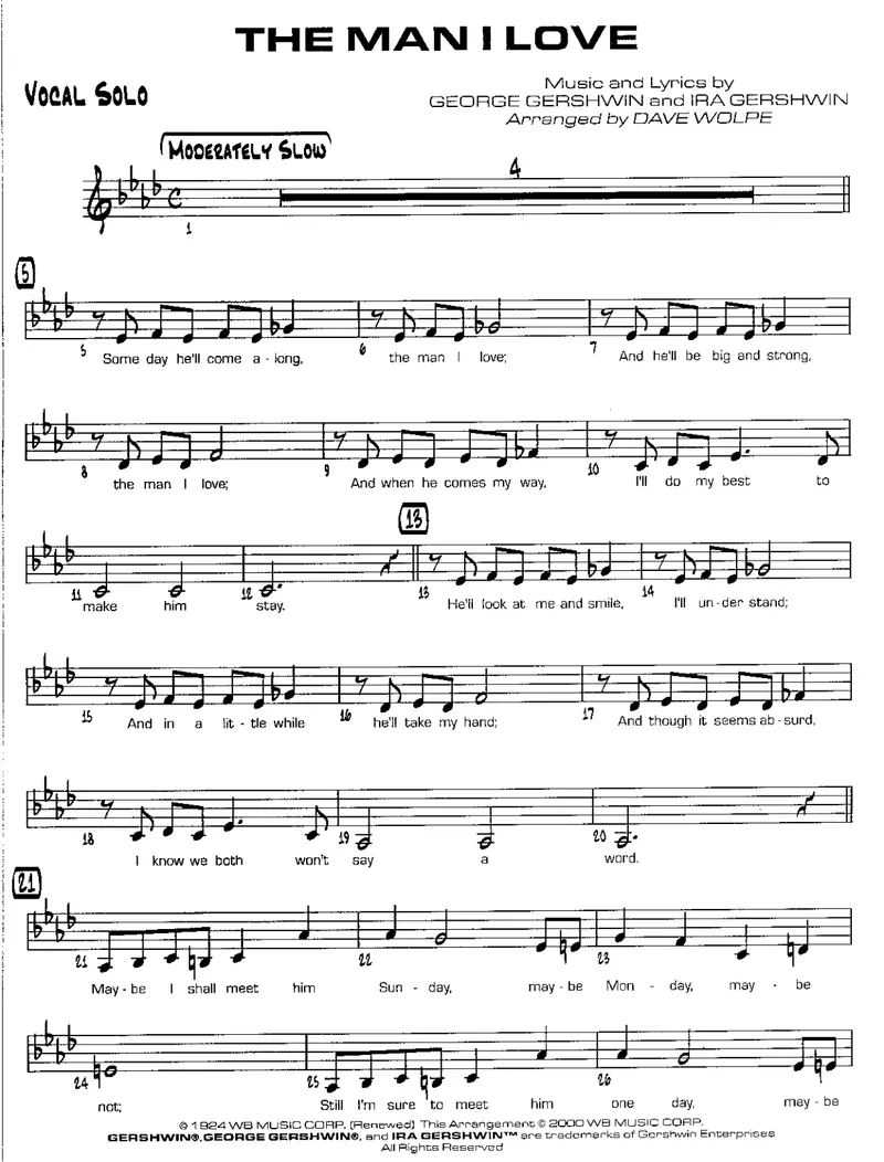 The Man I Love score preview