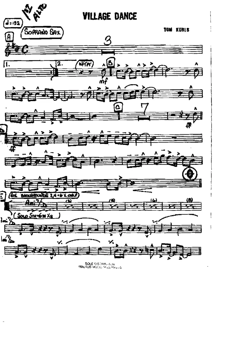 Village Dance score preview