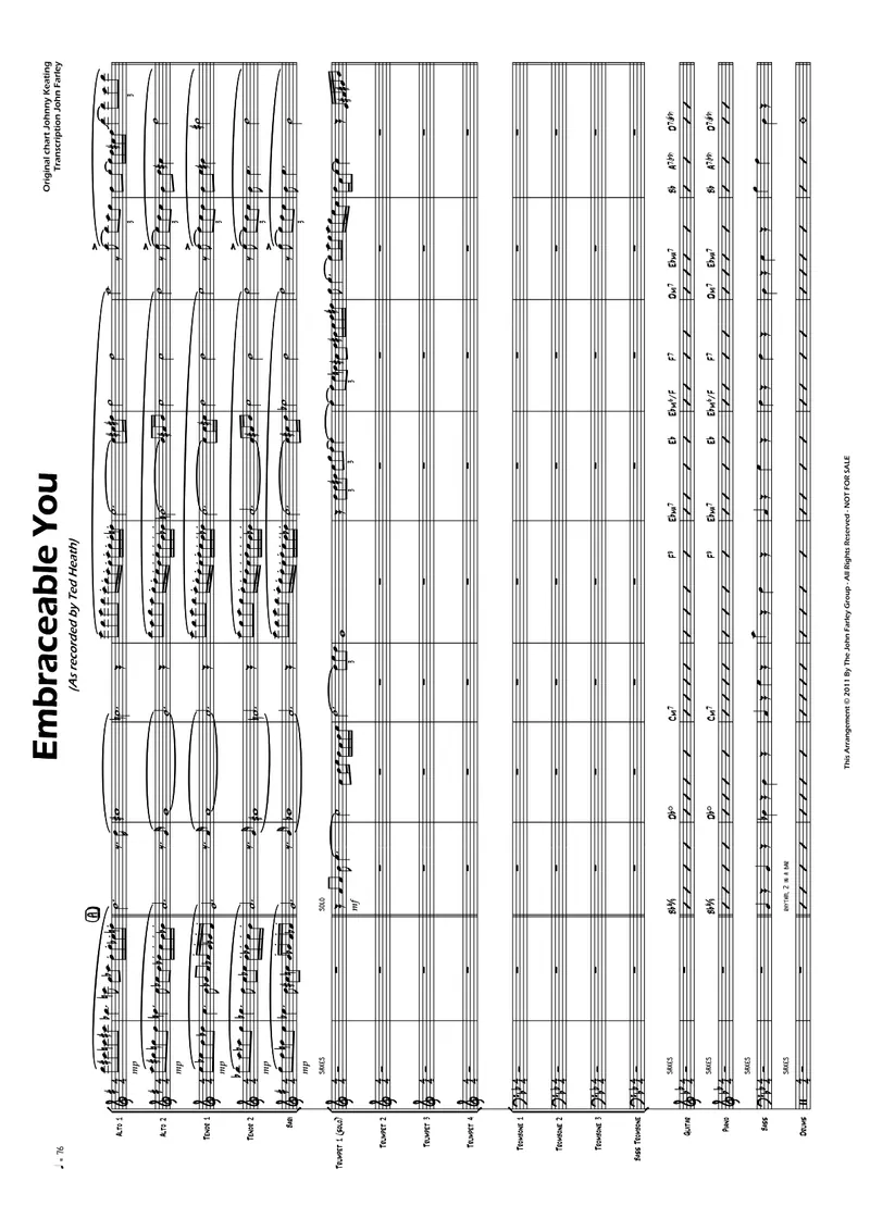 Embraceable You score preview