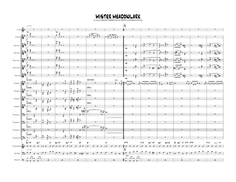 Mister Meadowlark (B.Goodman score preview