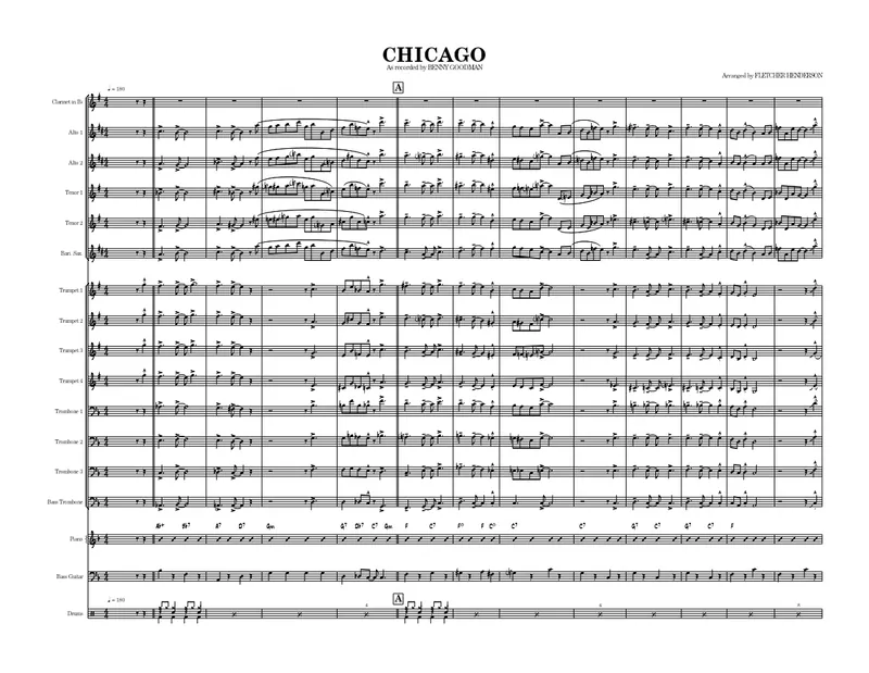 Chicago score preview