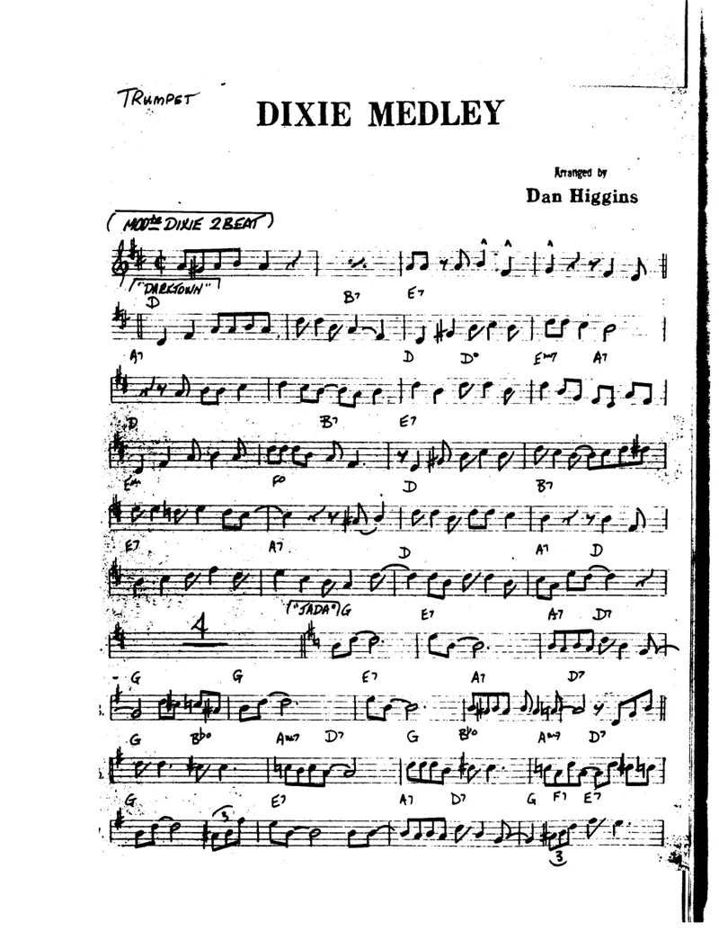 Dixie Medley preview page 1