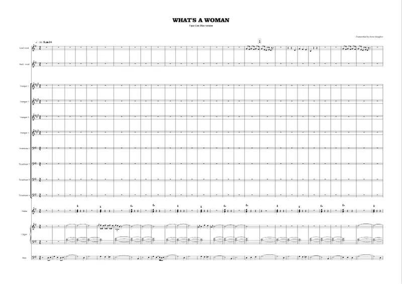 What's A Woman score preview