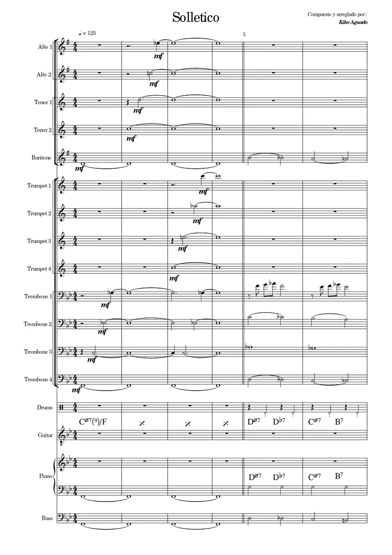 Solletico score preview