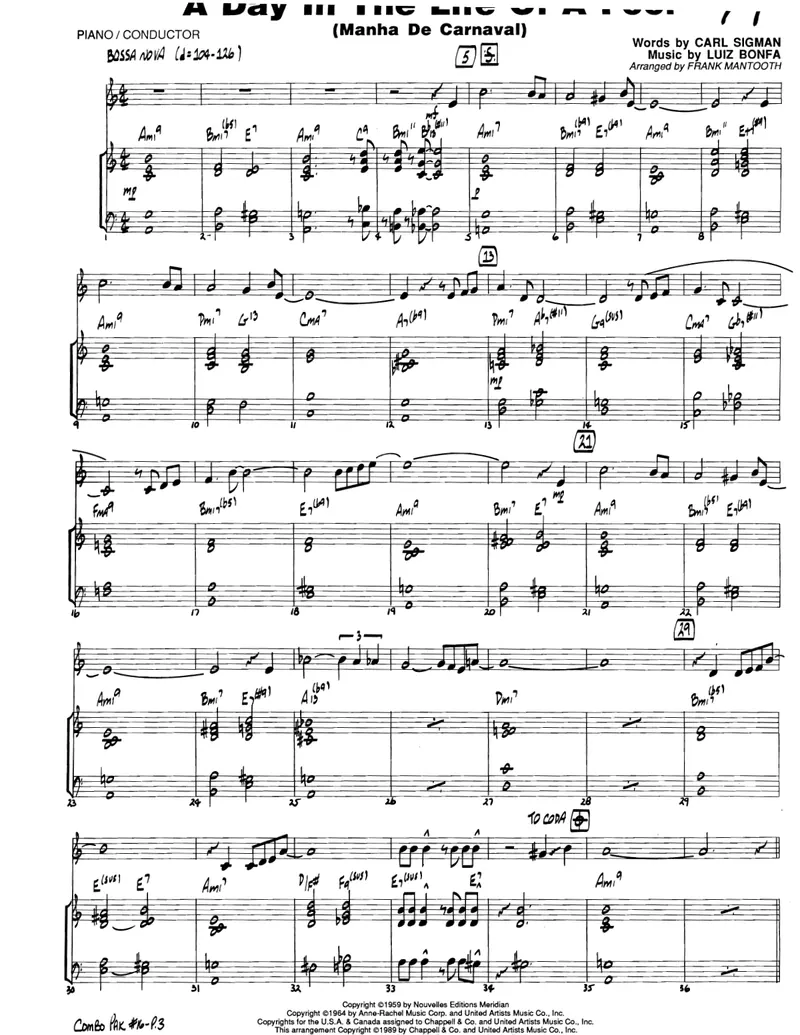 A Day In The Life Of A Fool score preview