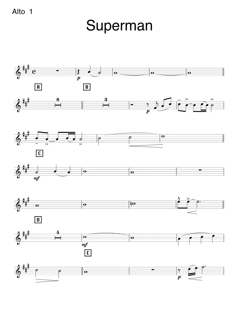 Superman score preview
