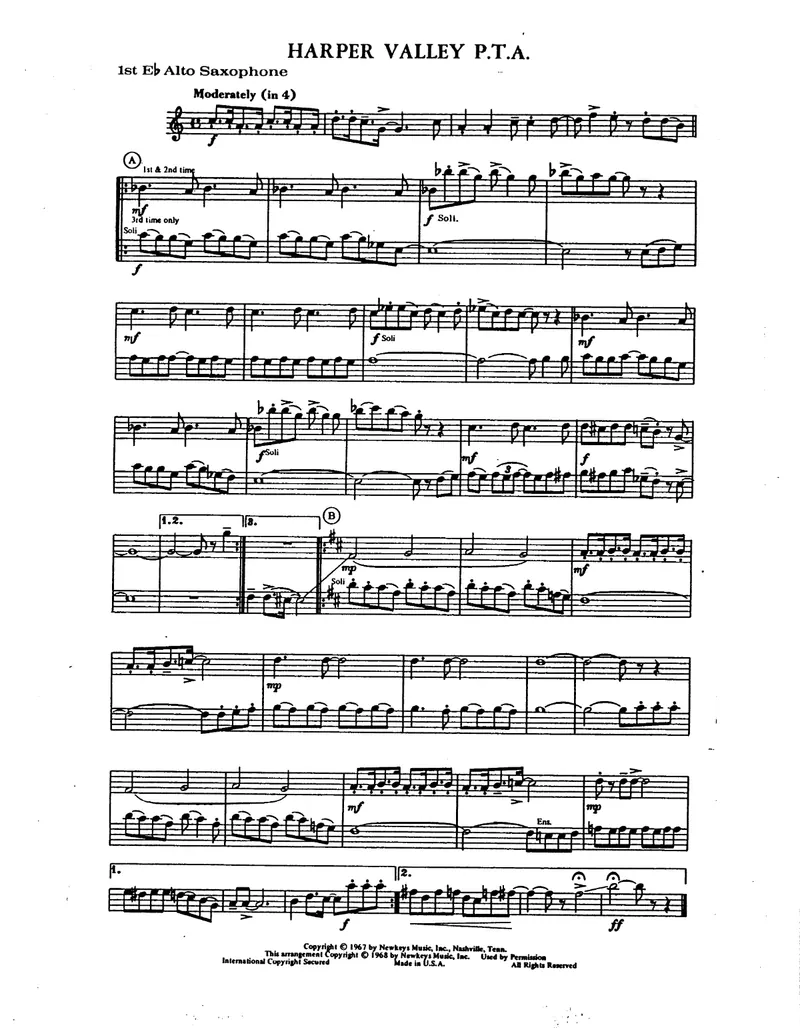 Harper Valley score preview