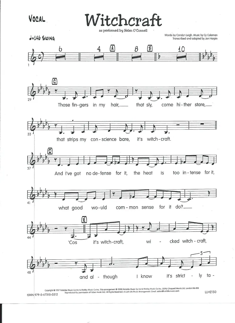 Witchcraft score preview