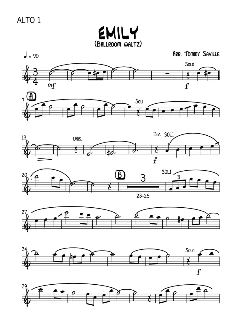 Emily score preview