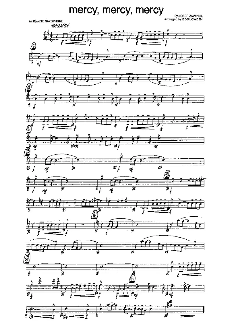 Mercy Mercy Mercy score preview