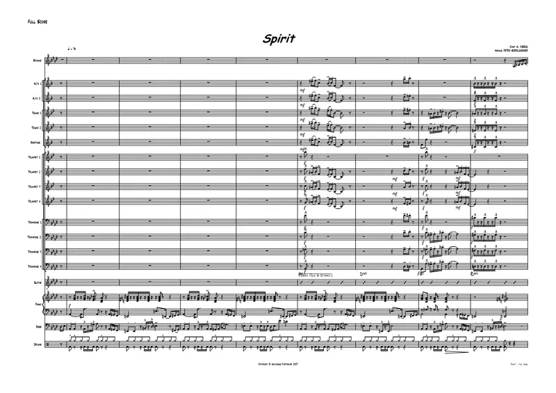 Spirit score preview