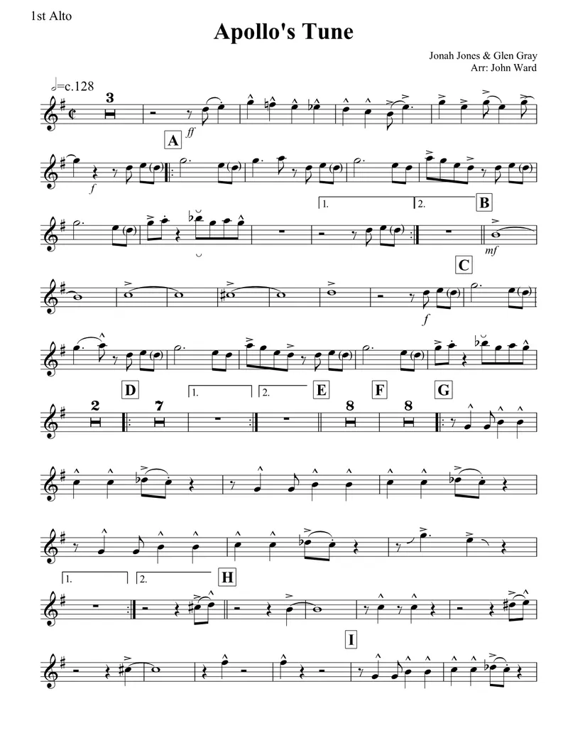 Apollos Tune score preview