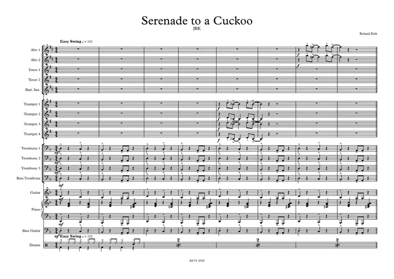 Serenade To A Cuckoo (Zachary Simth) R.Kirk preview page 1