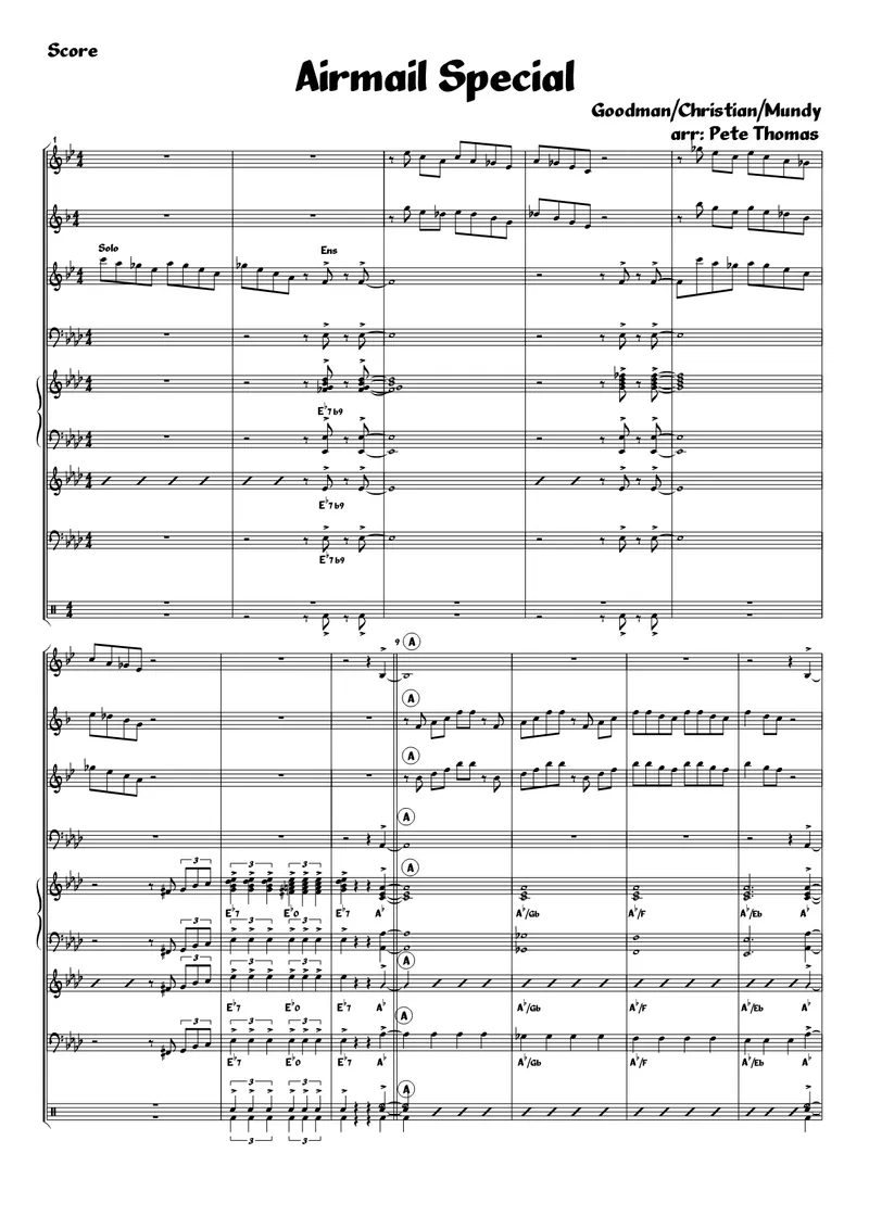 Airmail Special score preview