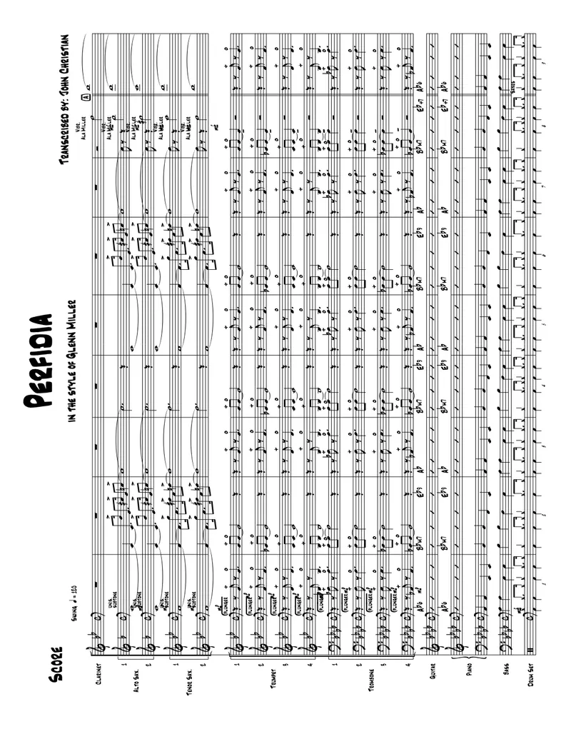 Perfidia score preview
