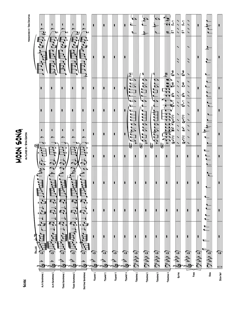 Moon Song score preview