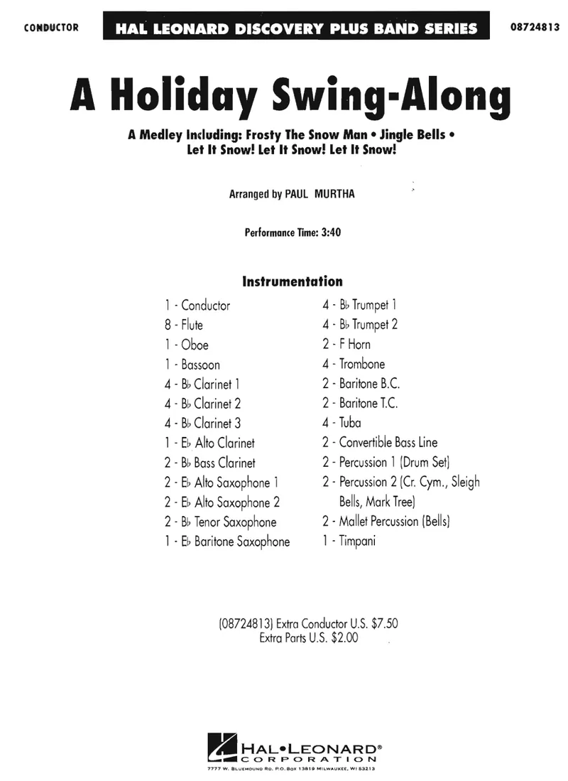 A Holiday Swing - Along score preview