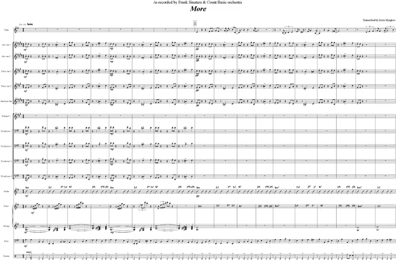 More score preview
