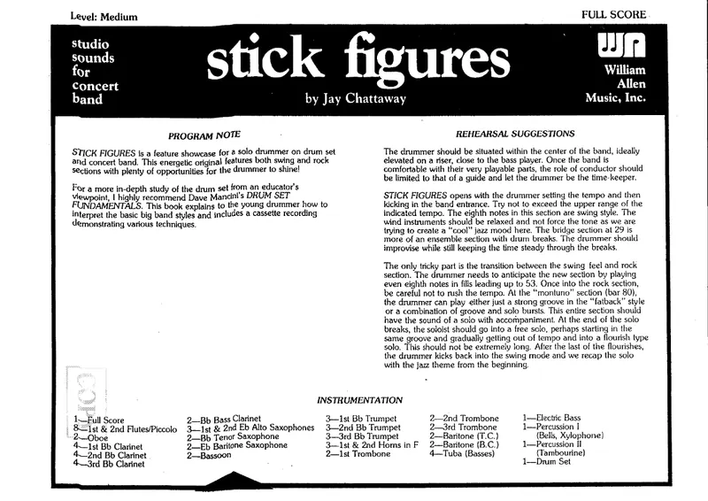 Stick Figures score preview