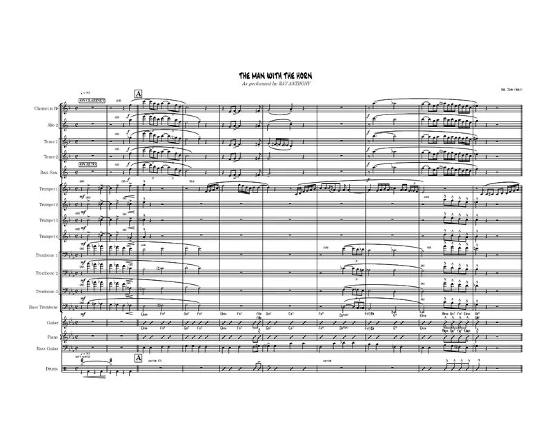 The Man With The Horn score preview