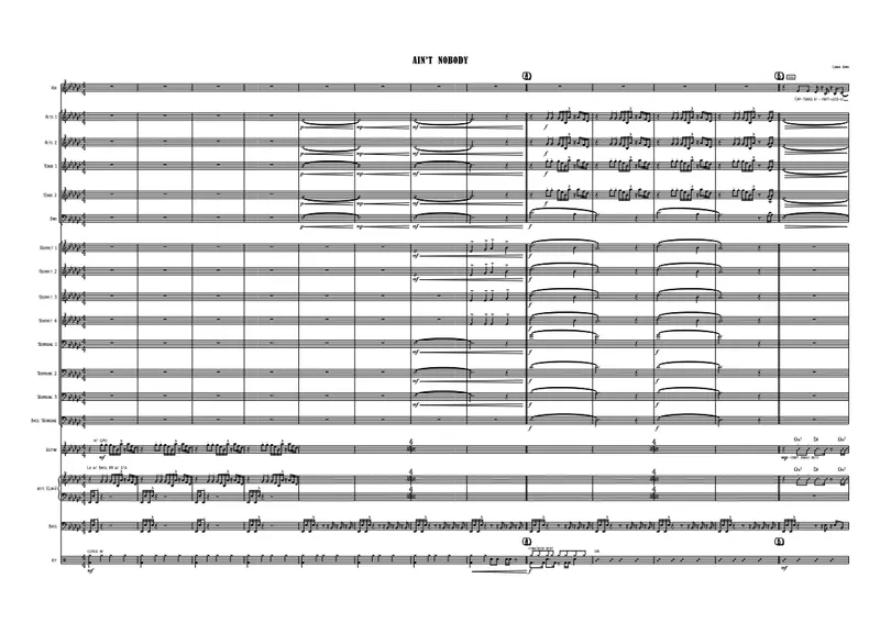 Ain't Nobody score preview