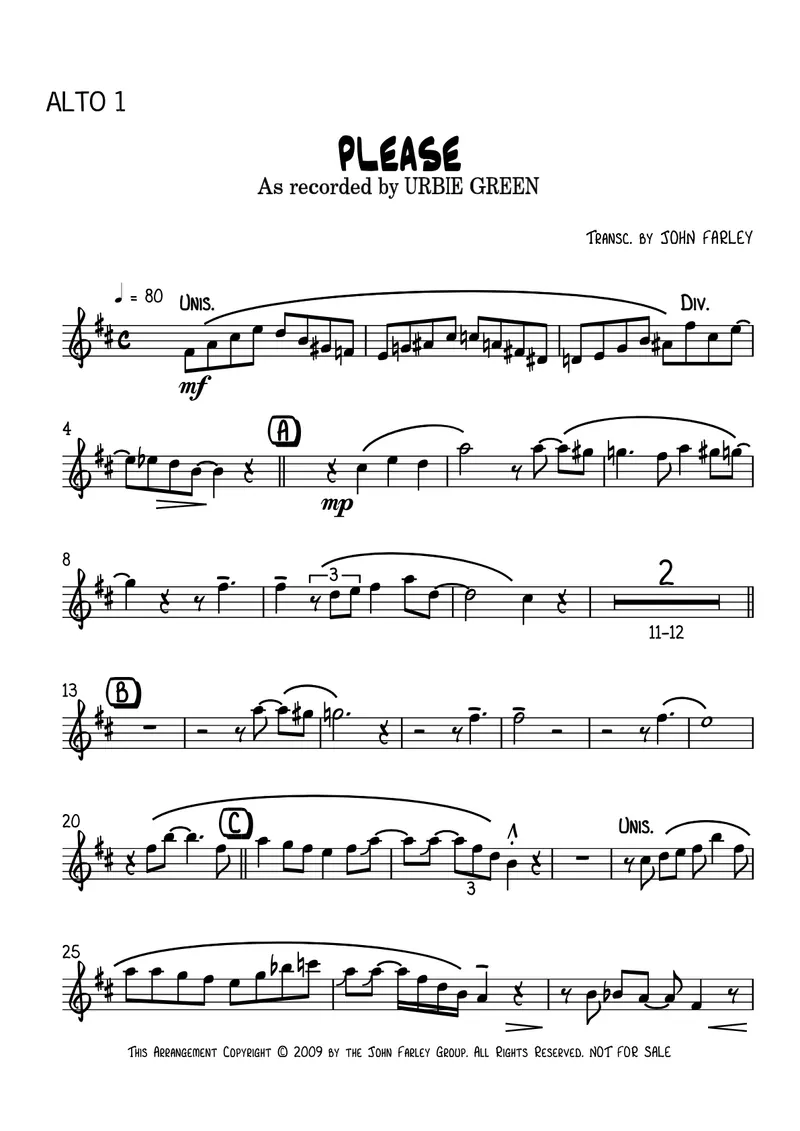 Please J.Farley) U.Green score preview