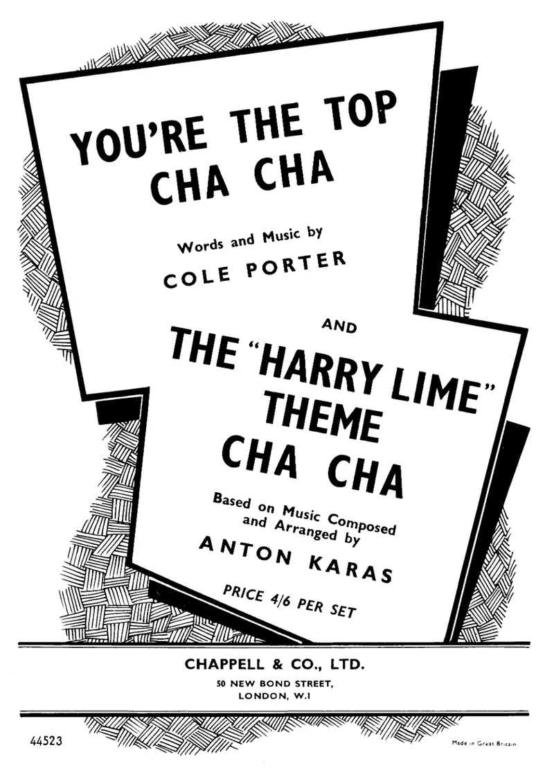 You're The Top Cha Cha score preview