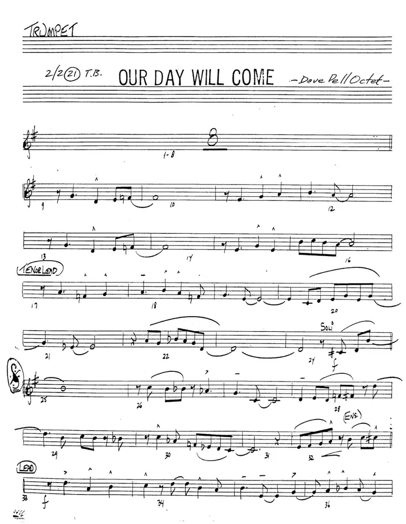 Our Day Will Come score preview