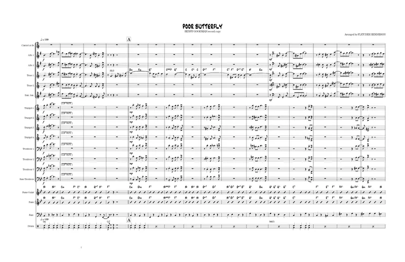 Poor Butterfly score preview