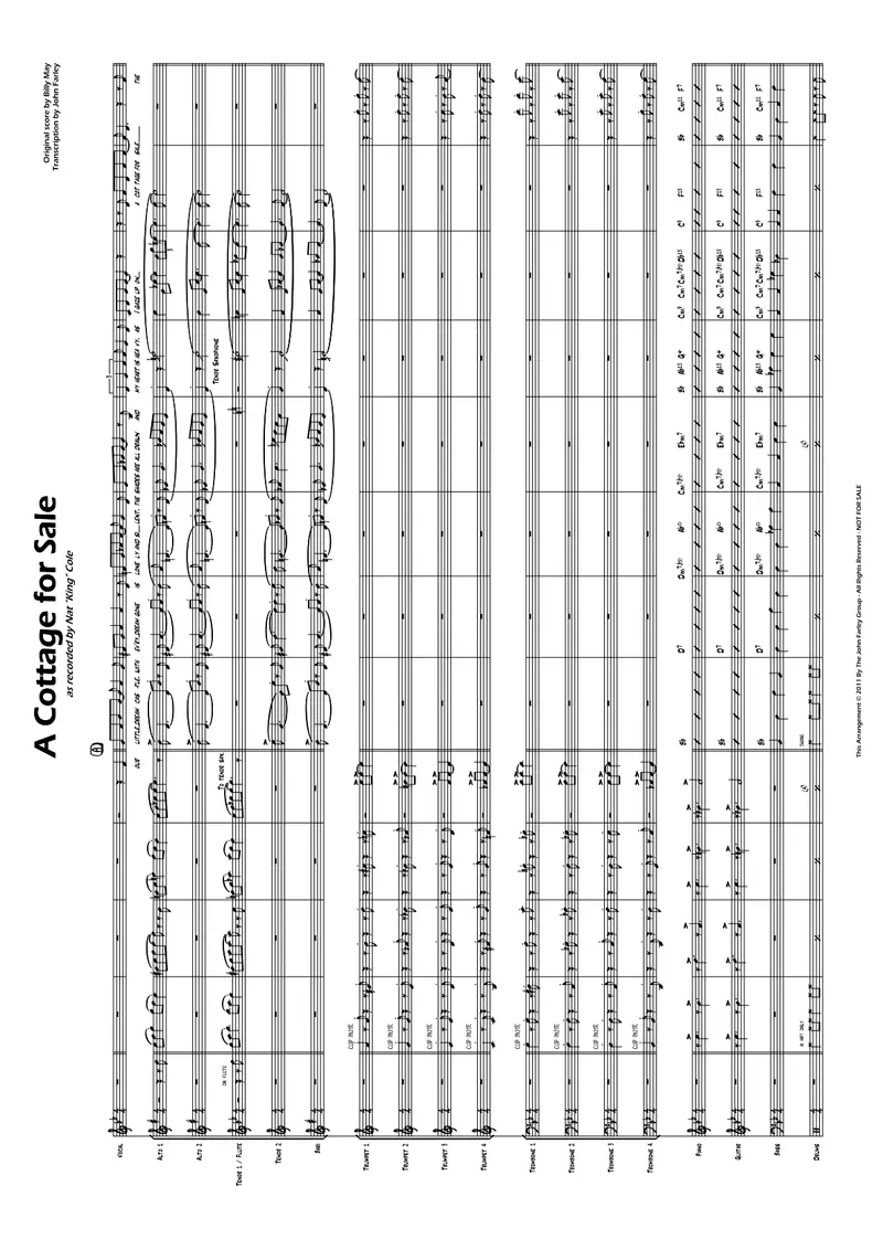 A Cottage For Sale score preview