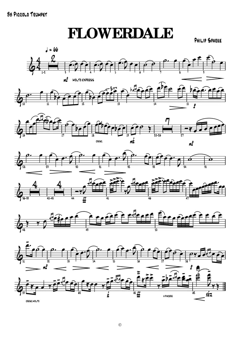 Rhapsody Pour Trombone score preview