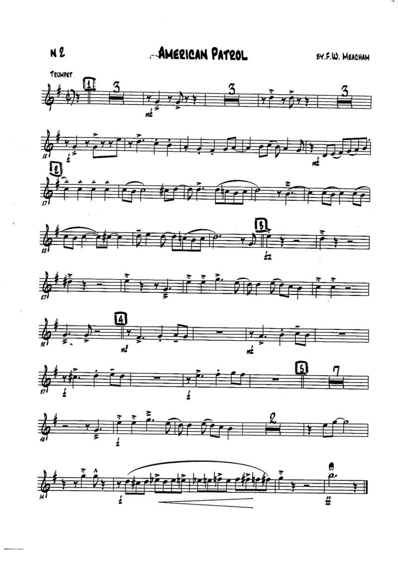 Brass Quartet Jazz score preview