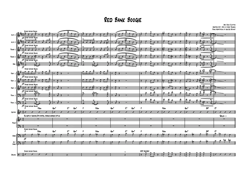 Red Bank Boogie score preview