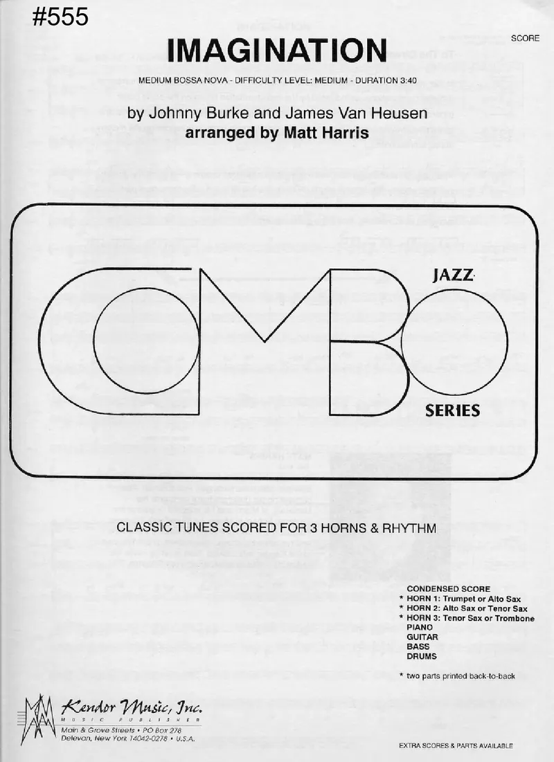 Imagination score preview