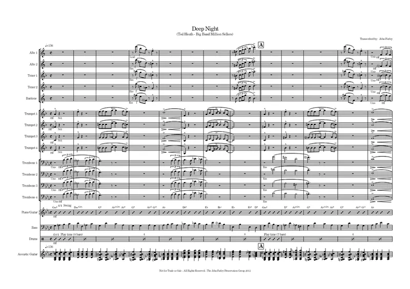 Deep Night score preview