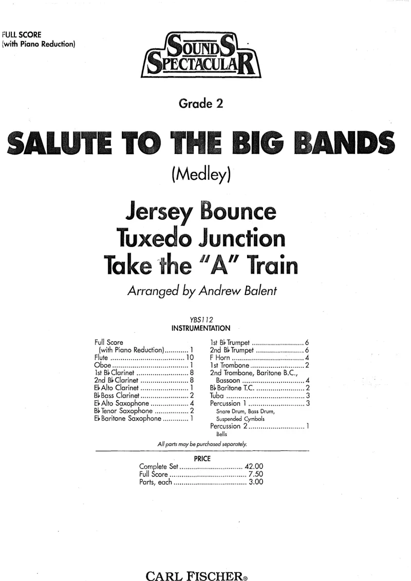 Salute To The score preview