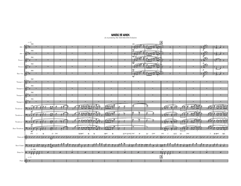 Where Or When score preview