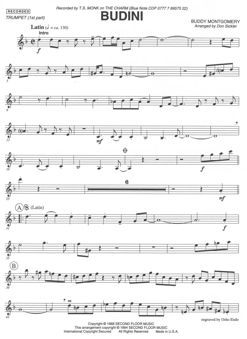 Budini score preview