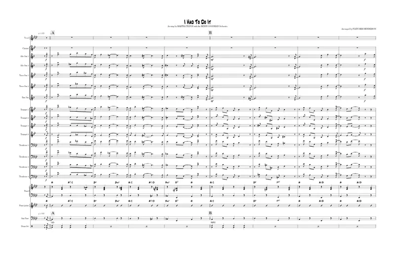 I Had To Do It score preview