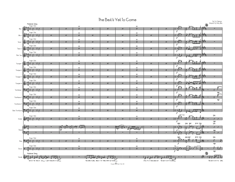 The Best Is Yet To Come score preview
